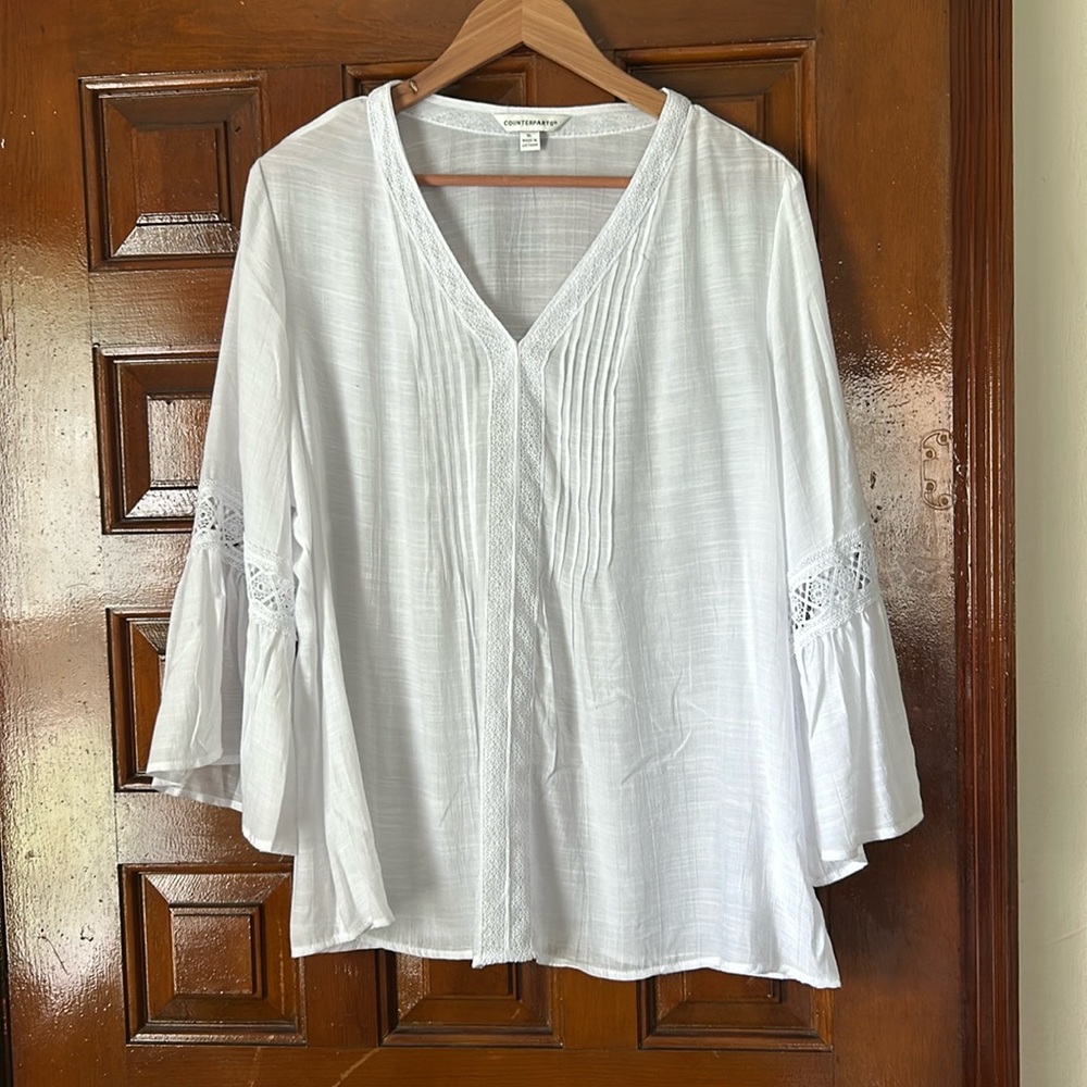 Gauzy Boho Bell Sleeve Top
